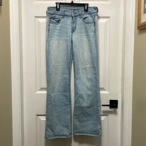 AMERICAN EAGLE |Favorite Boyfriend|Super Stretch |Light Wash |Denim Jean|Size 8